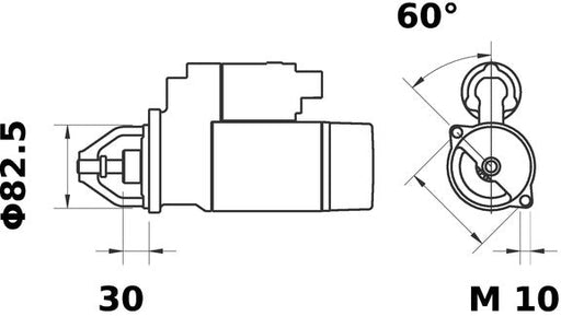 Mahle MS127 - Starter
