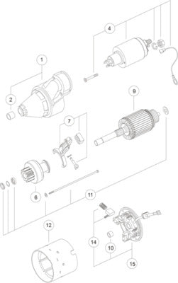Mahle MS183 - Starter