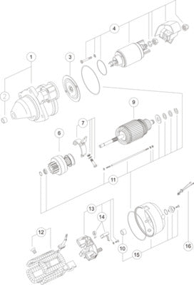 Mahle MS219 - Starter
