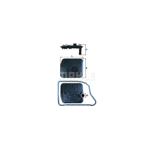 Mahle Original Hx 153D Hydraulic Filter, Automatic Transmission For Ford Focus