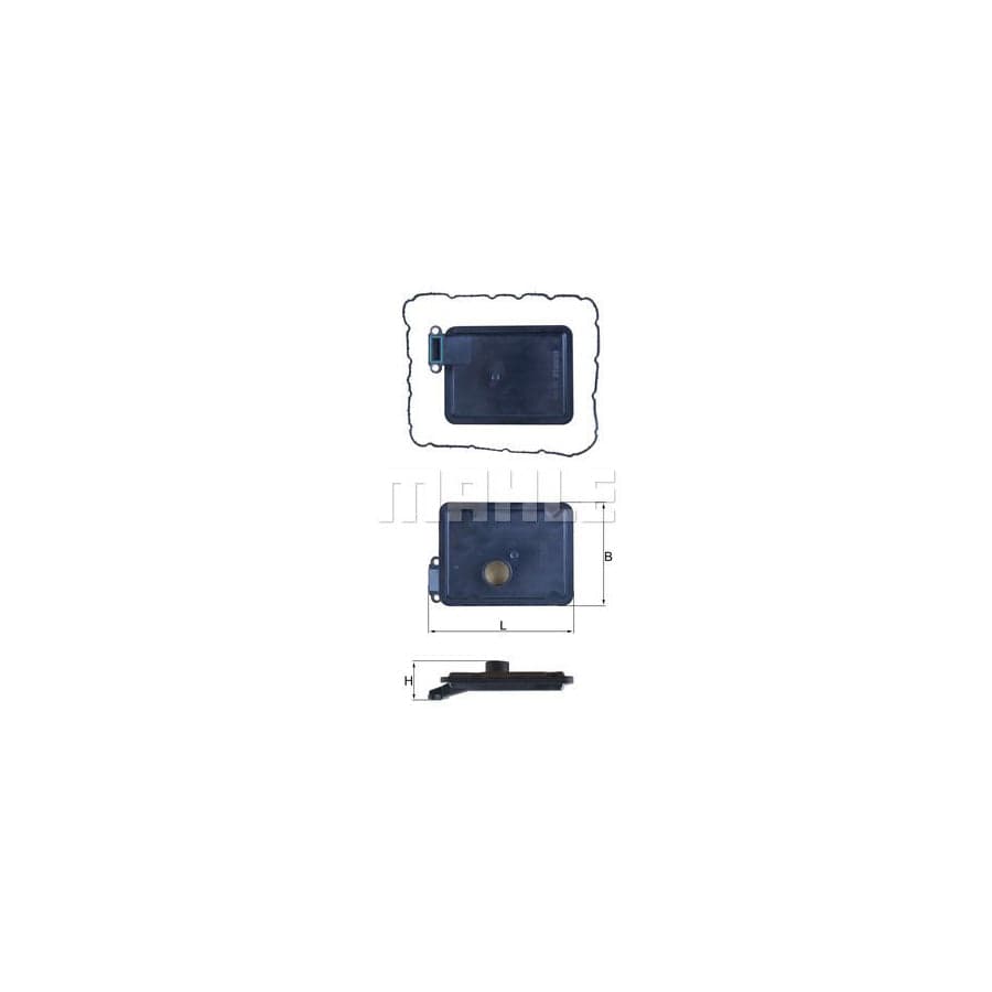 Mahle Original Hx 254D Hydraulic Filter, Automatic Transmission