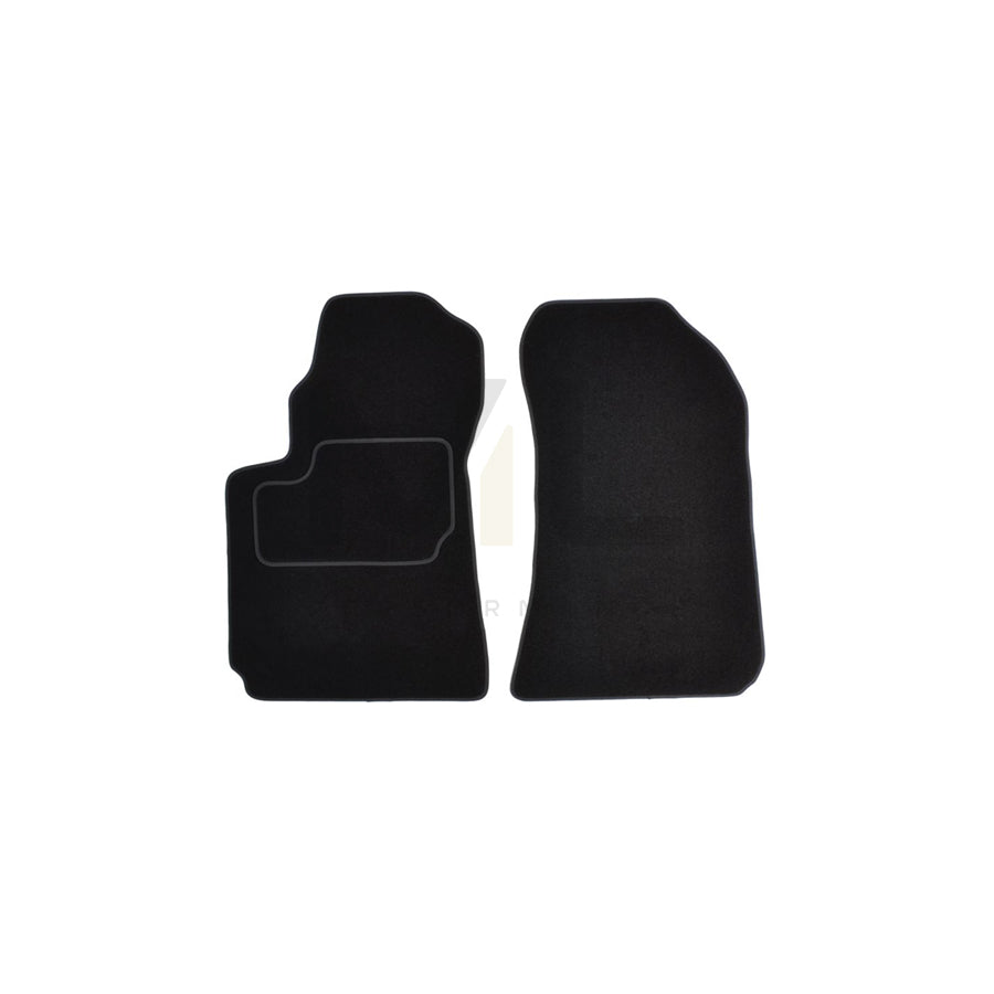 MAMMOOTH A041 ALF100 PRM 01 Floor mat set for ALFA ROMEO Spider (939) Textile, Front, Quantity: 2, Black