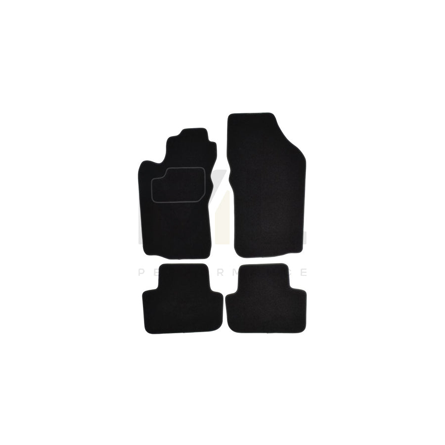 MAMMOOTH A041 ALF85 PRM 01 Floor mat set for ALFA ROMEO GT (937) Textile, Front and Rear, Quantity: 4, Black
