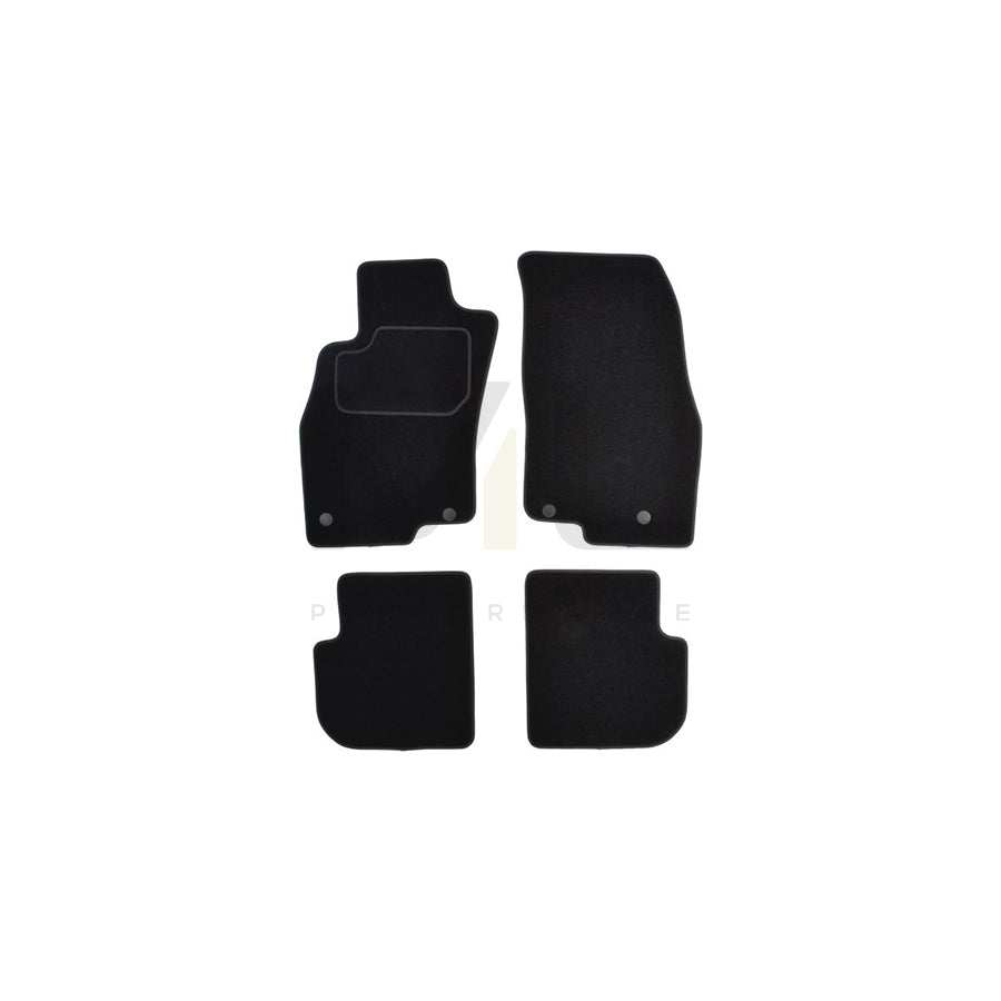 MAMMOOTH A041 ALF95 PRM 01 Floor mat set for ALFA ROMEO MiTo (955) Textile, Front and Rear, Quantity: 4, Black