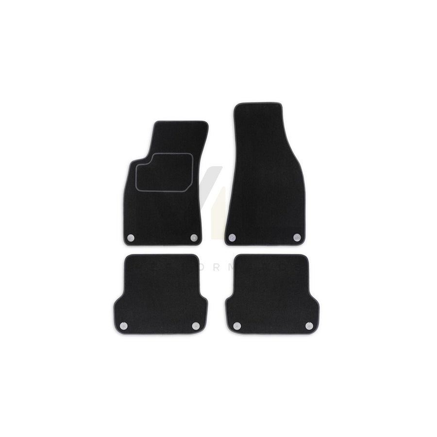 MAMMOOTH A041 AUD115 PRM 01 Floor mat set for AUDI A4 Textile, Front and Rear, Quantity: 4, Black