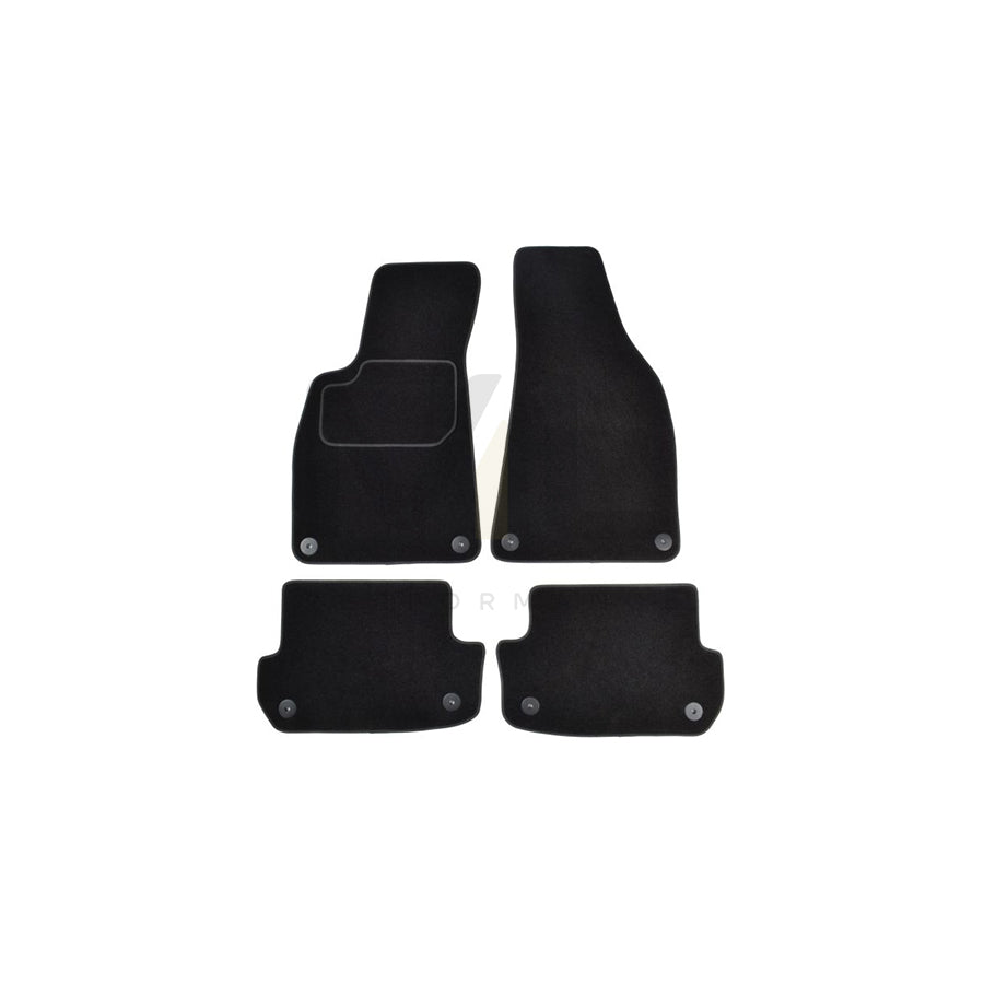 MAMMOOTH A041 AUD135 PRM 01 Floor mat set for AUDI A4 B6/B7 Convertible (8H7, 8HE) Textile, Front and Rear, Quantity: 4, Black