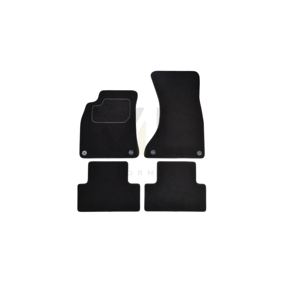 MAMMOOTH A041 AUD150 PRM 01 Floor mat set for AUDI A5 B9 Sportback (F5A) Textile, Front and Rear, Quantity: 4, Black