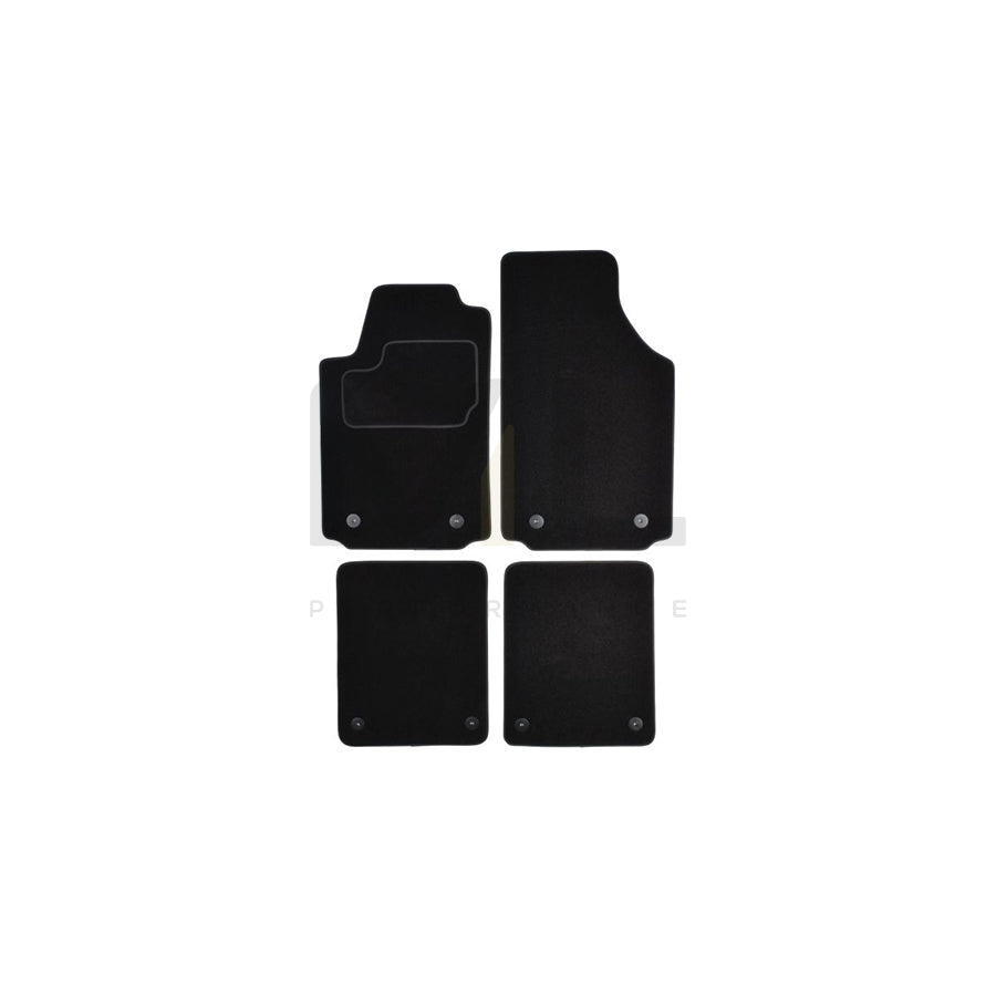 MAMMOOTH A041 AUD65 PRM 01 Floor mat set for AUDI A2 (8Z0) Textile, Front and Rear, Quantity: 4, Black