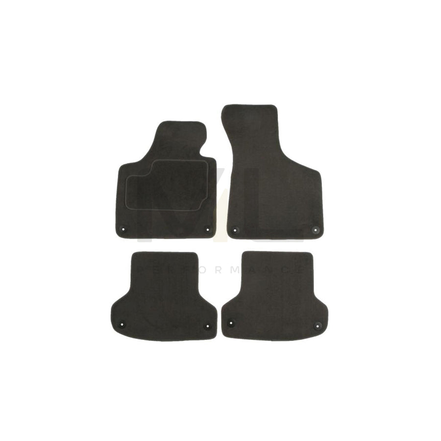 MAMMOOTH A041 AUD75 PRM 02 Floor mat set for AUDI A3 Hatchback (8P1) Textile, Front and Rear, Quantity: 4, Grey