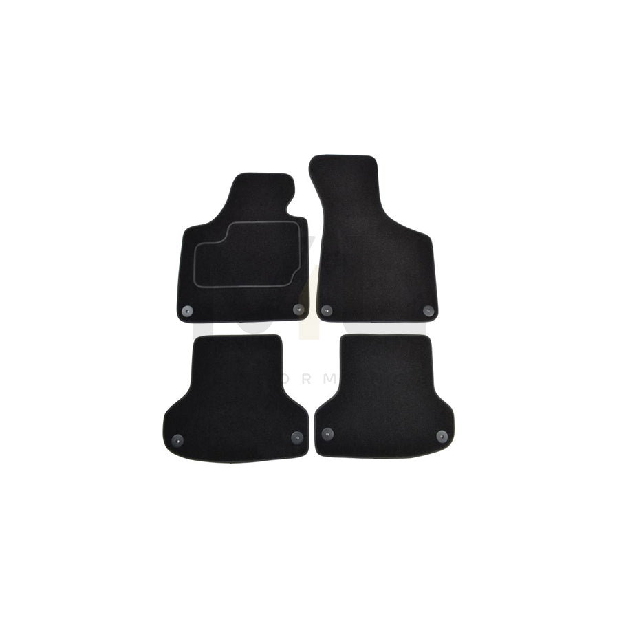 MAMMOOTH A041 AUD80 PRM 01 Floor mat set for AUDI A3 Hatchback (8P1) Textile, Front and Rear, Quantity: 4, Black