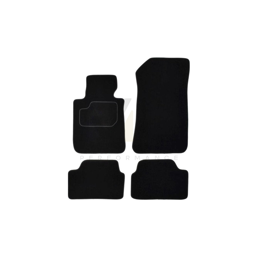 MAMMOOTH A041 BM10 PRM 01 Floor mat set for BMW 1 Hatchback (E87) Textile, Front and Rear, Quantity: 4, Black