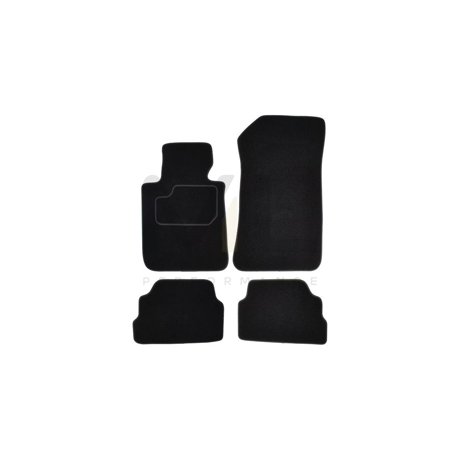 MAMMOOTH A041 BM11 PRM 01 Floor mat set for BMW 1 Hatchback (E81) Textile, Front and Rear, Quantity: 4, Black