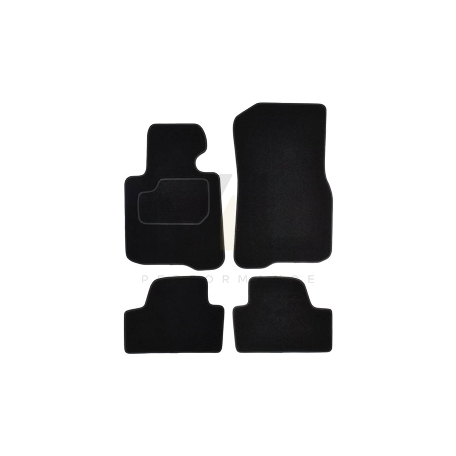 MAMMOOTH A041 BM133 PRM 01 Floor mat set for BMW 4 Convertible (F33, F83) Textile, Front and Rear, Quantity: 4, Black