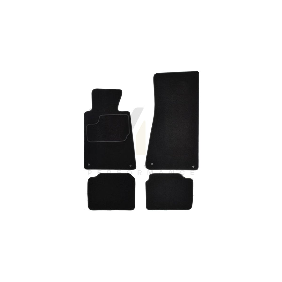 MAMMOOTH A041 BM140 PRM 01 Floor mat set for BMW 5 Series Textile, Front and Rear, Quantity: 4, Black