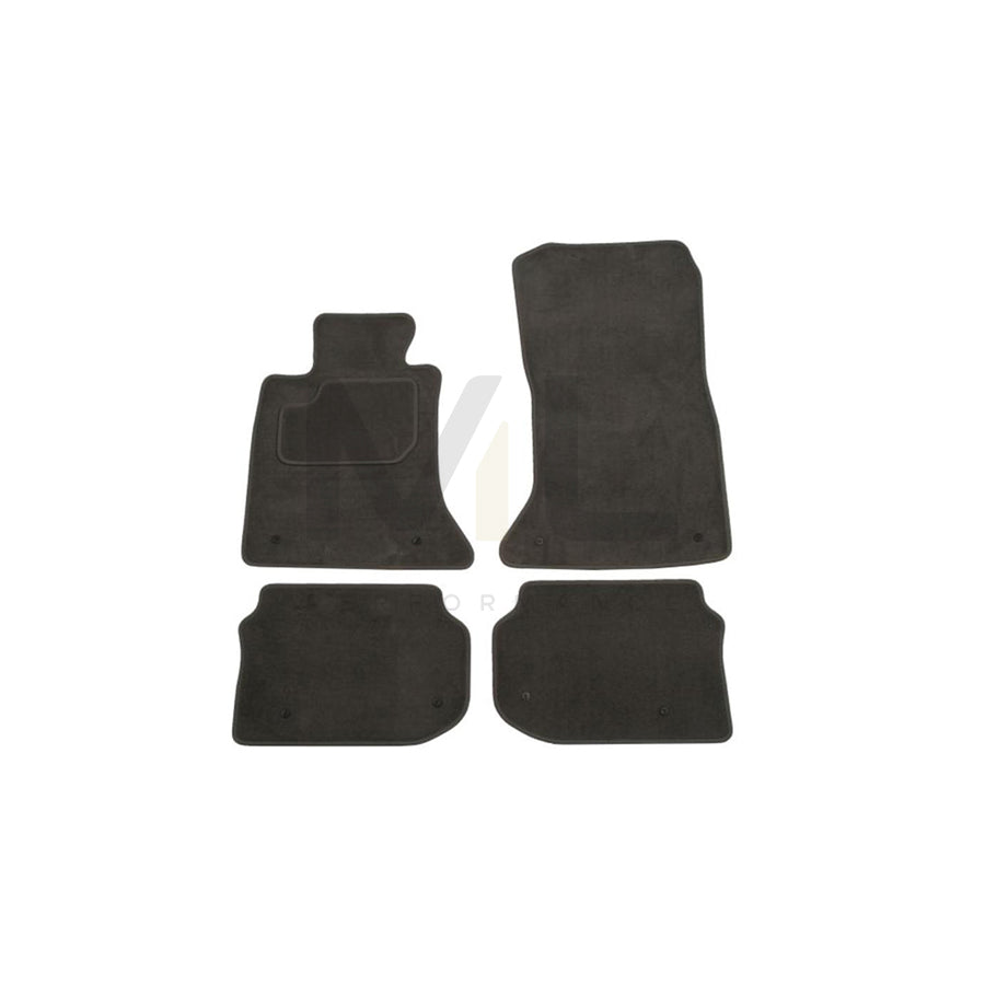MAMMOOTH A041 BM180 PRM 02 Floor mat set for BMW 5 Saloon (F10) Textile, Front and Rear, Quantity: 4, Grey
