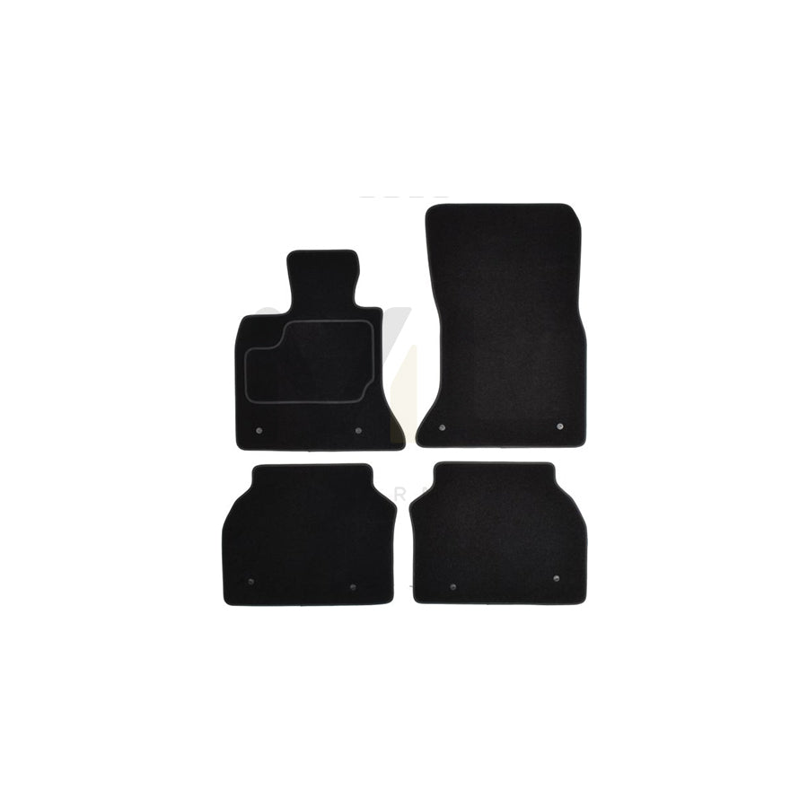 MAMMOOTH A041 BM190 PRM 01 Floor mat set for BMW 5 GT (F07) Textile, Front and Rear, Quantity: 4, Black