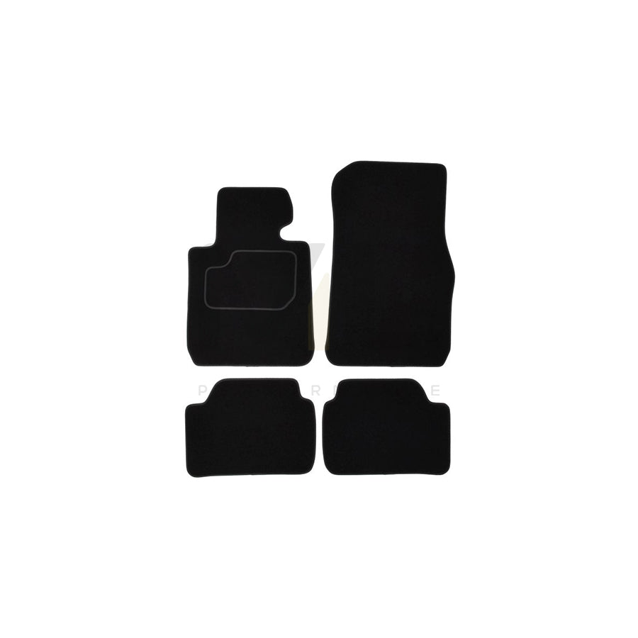 MAMMOOTH A041 BM20 PRM 01 Floor mat set for BMW 1 Hatchback (F20) Textile, Front and Rear, Quantity: 4, Black