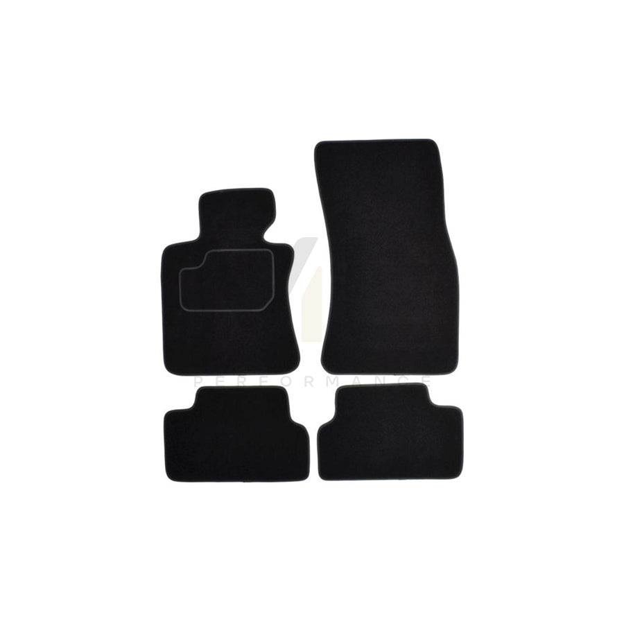 MAMMOOTH A041 BM200 PRM 01 Floor mat set for BMW 6 Coupe (E63) Textile, Front and Rear, Quantity: 4, Black