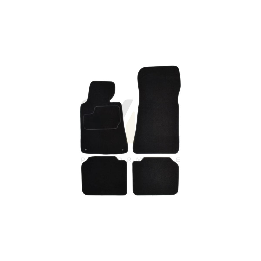 MAMMOOTH A041 BM225 PRM 01 Floor mat set for BMW 7 (E32) Textile, Front and Rear, Quantity: 3, Black