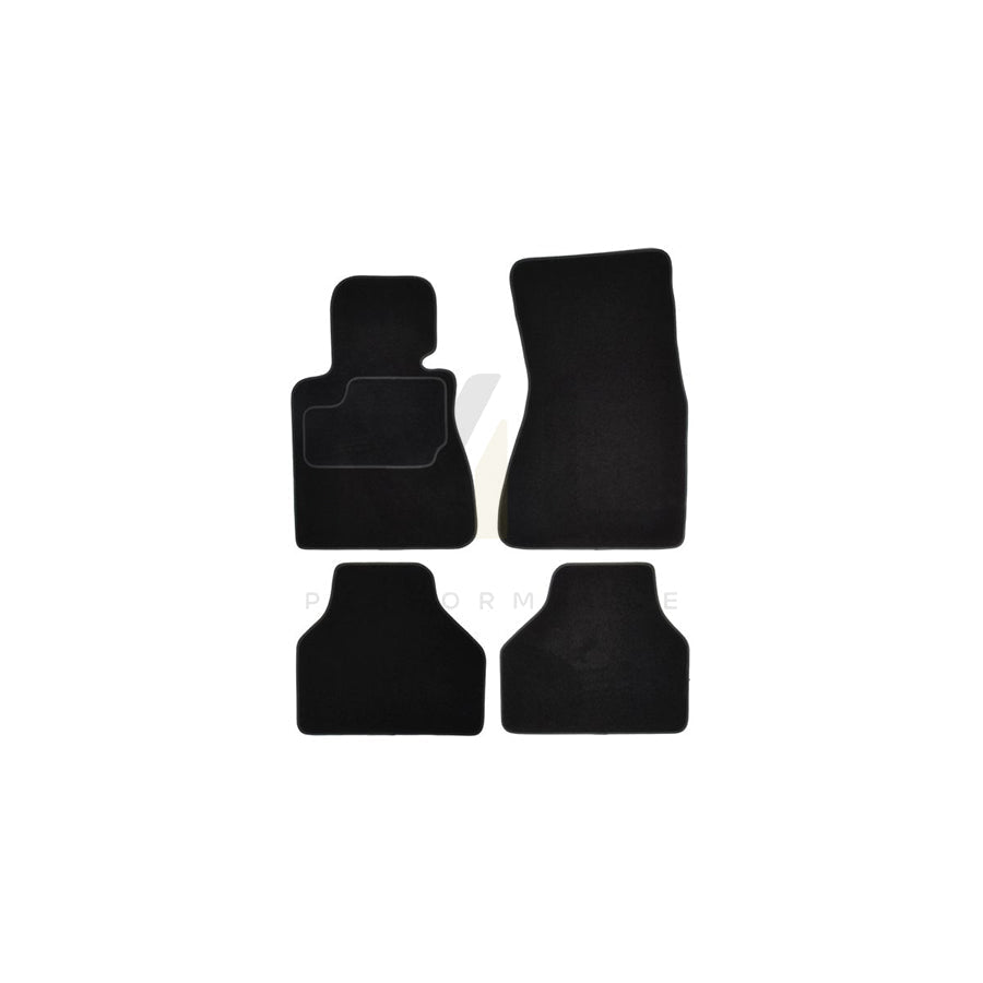 MAMMOOTH A041 BM235 PRM 01 Floor mat set for BMW 7 (E65, E66, E67) Textile, Front and Rear, Quantity: 4, Black