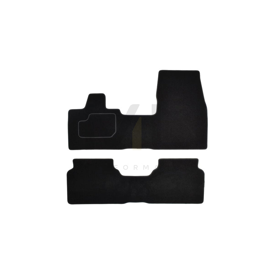 MAMMOOTH A041 BM242 PRM 01 Floor mat set for BMW i3 (I01) Textile, Front and Rear, Quantity: 2, Black