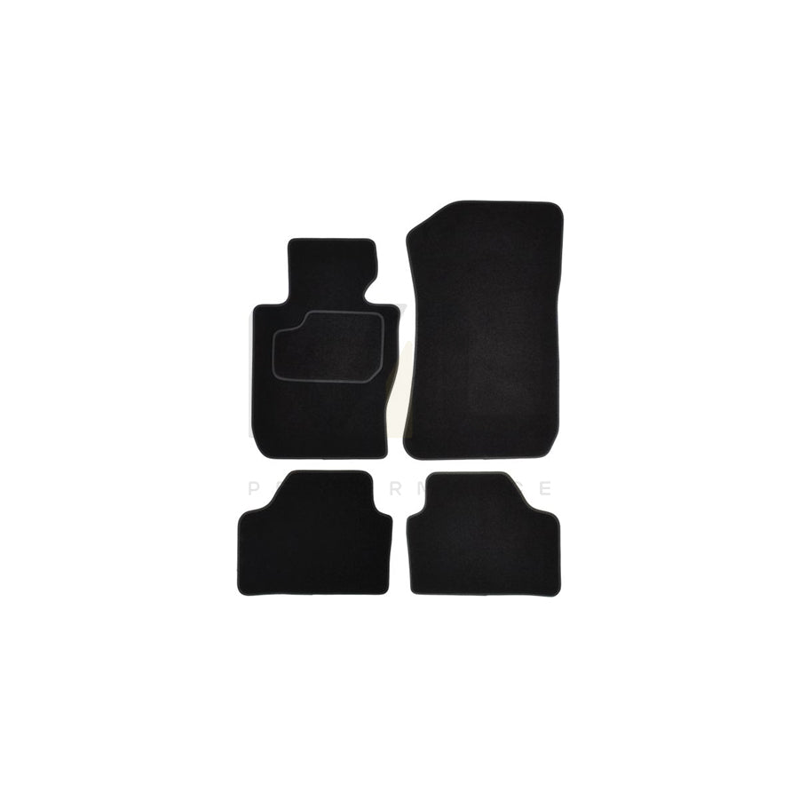MAMMOOTH A041 BM245 PRM 01 Floor mat set for BMW X1 (E84) Textile, Front and Rear, Quantity: 4, Black