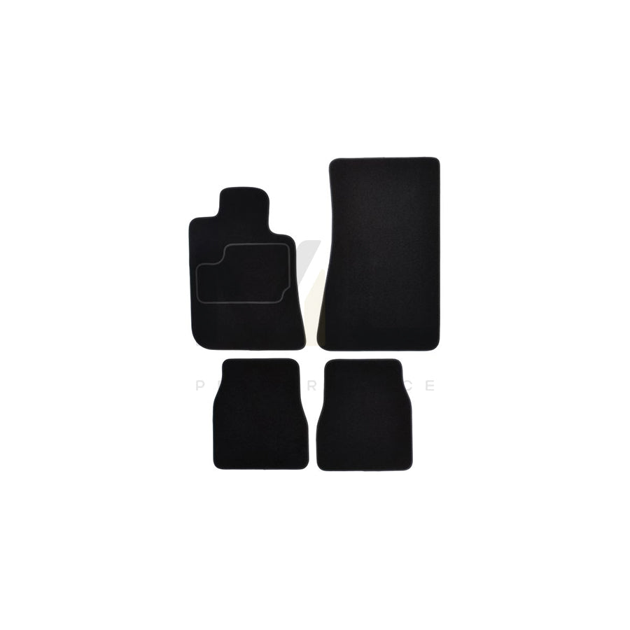 MAMMOOTH A041 BM25 PRM 01 Floor mat set for BMW 3 Series Textile, Front and Rear, Quantity: 4, Black