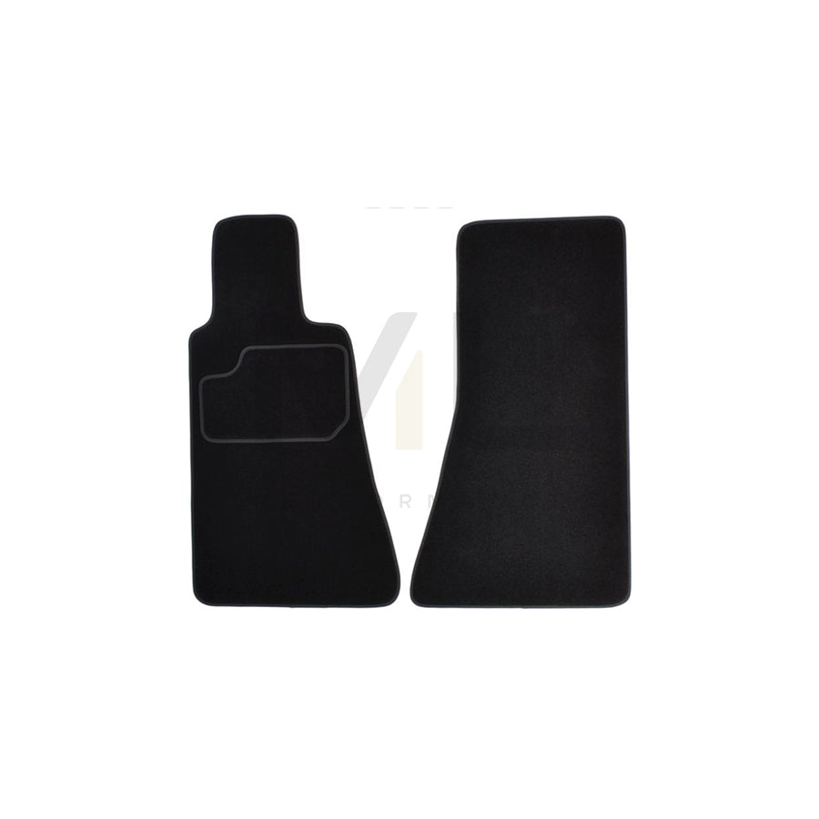 MAMMOOTH A041 BM280 PRM 01 Floor mat set for BMW Z1 Roadster (E30) Textile, Front, Black