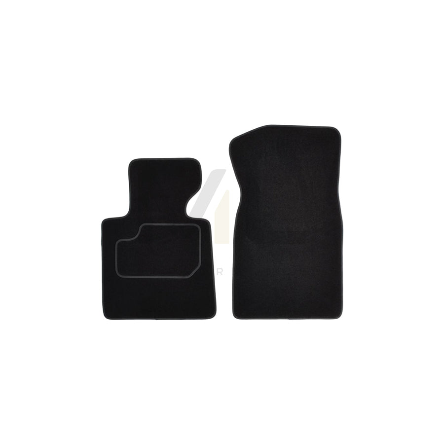 MAMMOOTH A041 BM290 PRM 01 Floor mat set for BMW Z4 Roadster (E85) Textile, Front, Quantity: 2, Black