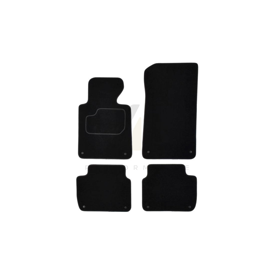 MAMMOOTH A041 BM65 PRM 01 Floor mat set for BMW 3 Saloon (E46) Textile, Front and Rear, Quantity: 4, Black