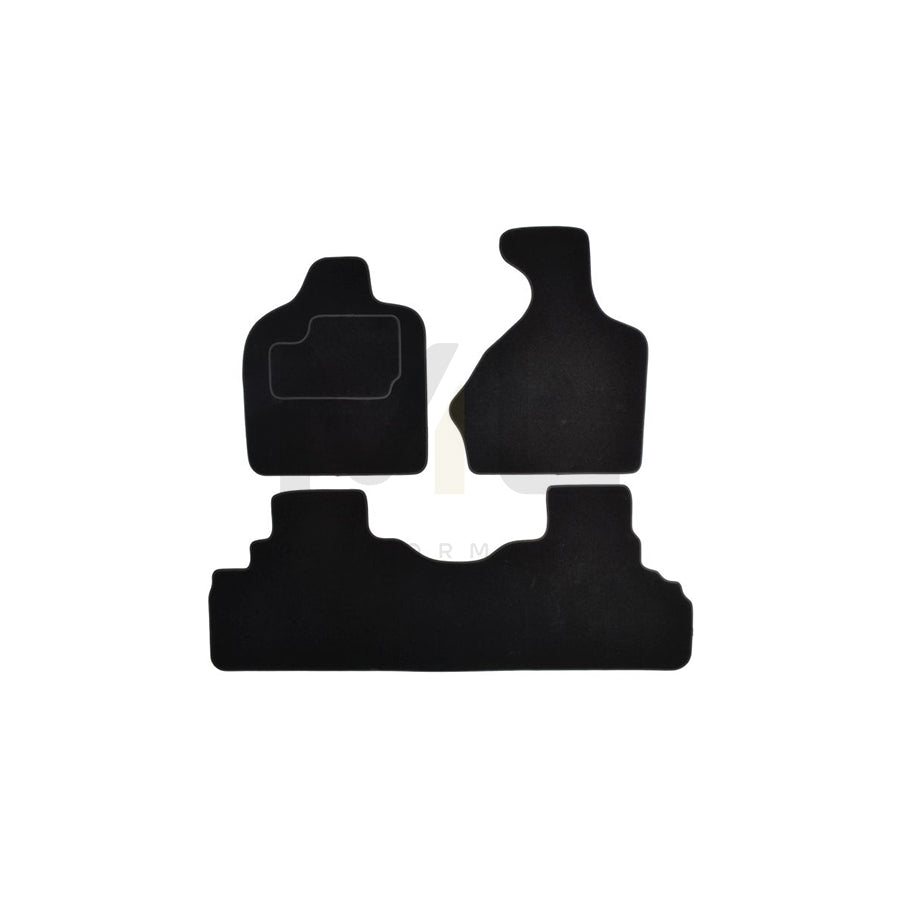 MAMMOOTH A041 CHR115 PRM 01 Floor mat set for CHRYSLER Voyager / Grand Voyager III (GS) Textile, Front and Rear, Black