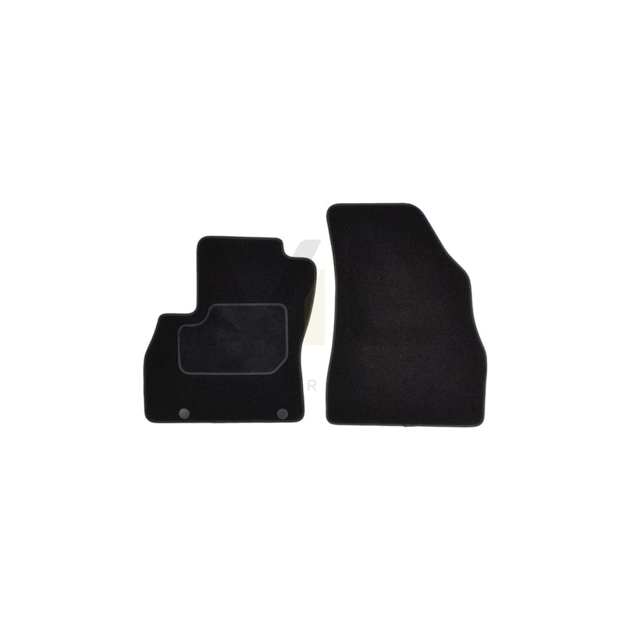 MAMMOOTH A041 CIT290 PRM 01 Floor mat set for CITROﾃ起 NEMO Textile, Front, Quantity: 2, Black