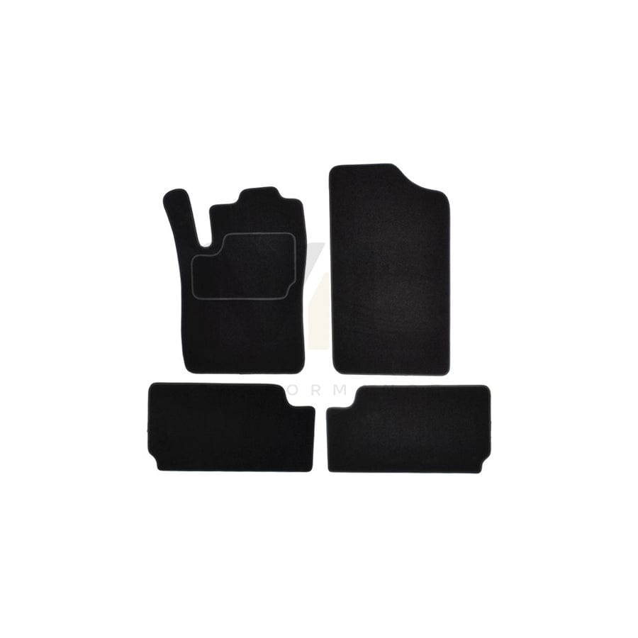 MAMMOOTH A041 CIT300 PRM 01 Floor mat set for CITROﾃ起 Xsara Picasso (N68) Textile, Front and Rear, Quantity: 4, Black
