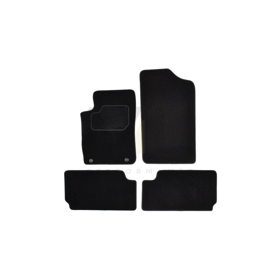 MAMMOOTH A041 CIT315 PRM 01 Floor mat set for CITROﾃ起 Xsara Picasso (N68) Textile, Front and Rear, Quantity: 4, Black