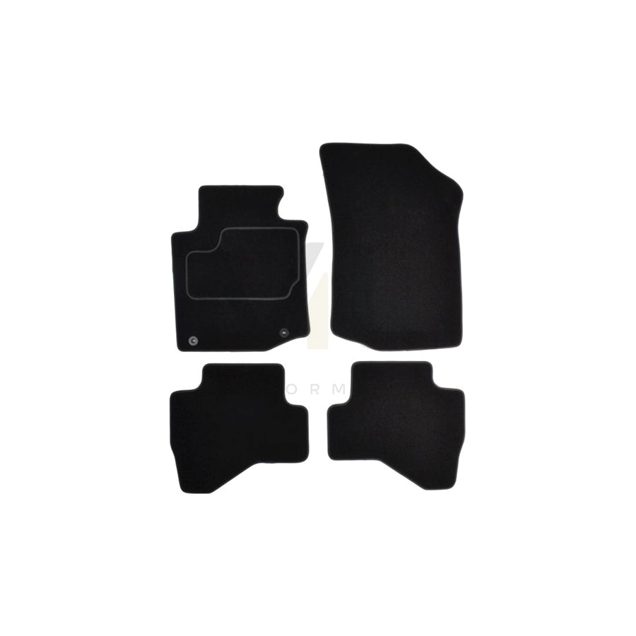 MAMMOOTH A041 CIT80 PRM 01 Floor mat set for CITROﾃ起 C1 I Textile, Front and Rear, Quantity: 4, Black