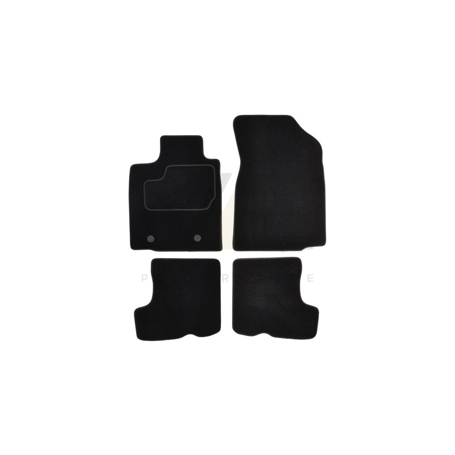 MAMMOOTH A041 DAC70 PRM 01 Floor mat set for DACIA Duster Off-Road Textile, Front and Rear, Quantity: 4, Black