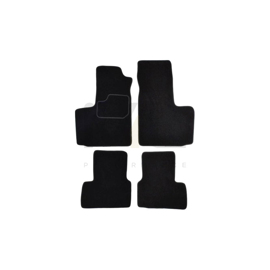 MAMMOOTH A041 FIA105 PRM 01 Floor mat set for FIAT Doblo I Estate (119, 223) Textile, Front and Rear, Quantity: 4, Black