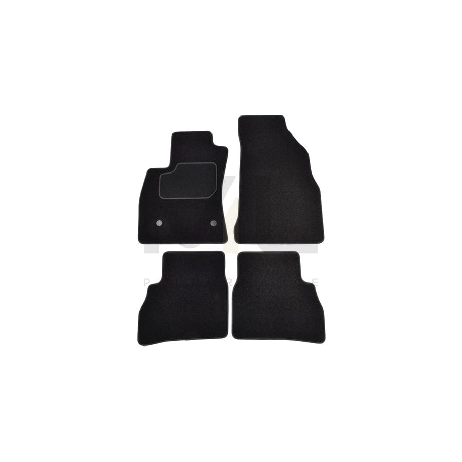 MAMMOOTH A041 FIA110 PRM 01 Floor mat set for FIAT DOBLO Textile, Front and Rear, Quantity: 4, Black