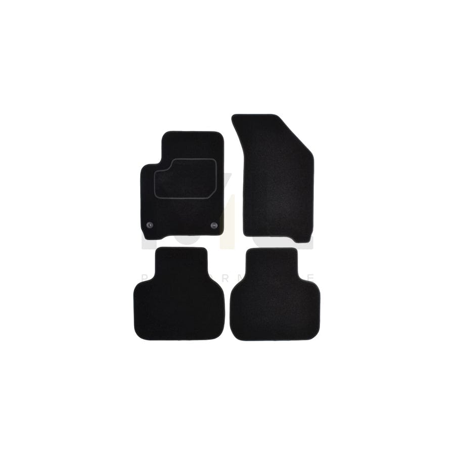 MAMMOOTH A041 FIA135 PRM 01 Floor mat set for FIAT Freemont (345) Textile, Front and Rear, Quantity: 4, Black