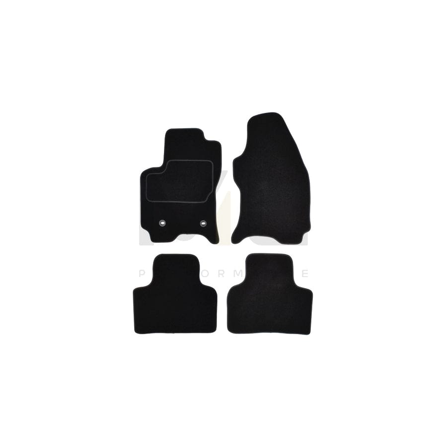 MAMMOOTH A041 FOR240 PRM 01 Floor mat set for FORD MONDEO Textile, Front and Rear, Quantity: 4, Black