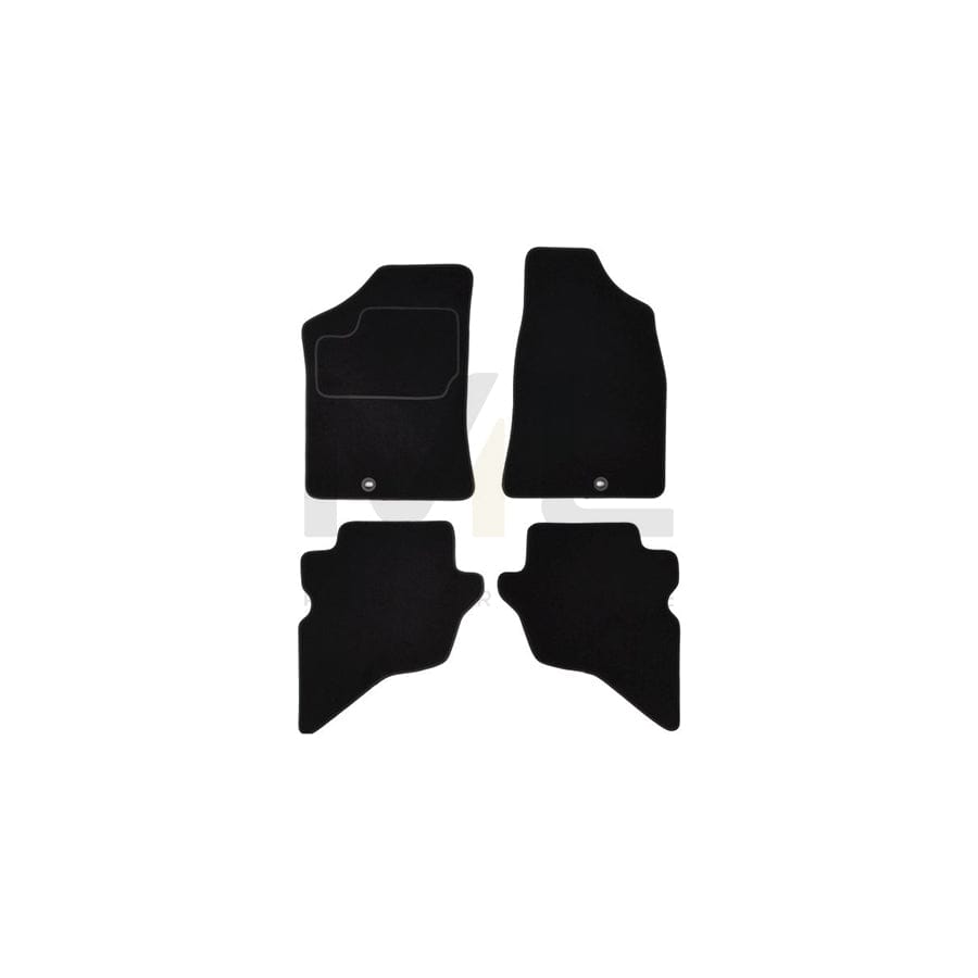 MAMMOOTH A041 FOR280 PRM 01 Floor mat set for FORD Ranger Mk2 (ET) Textile, Front and Rear, Quantity: 4, Black