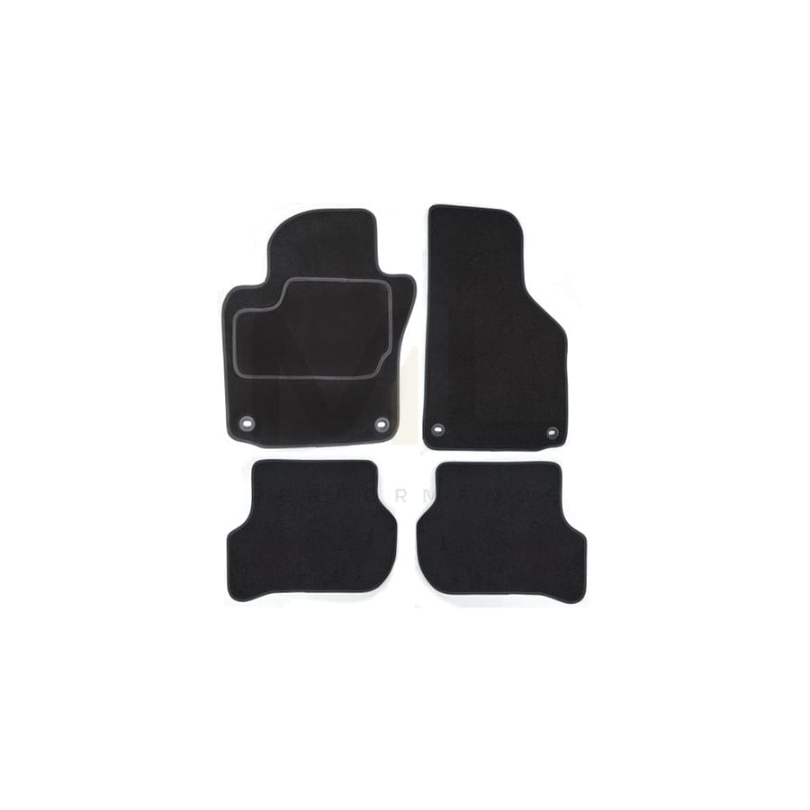 MAMMOOTH A041 HON100 PRM 01 Floor mat set for HONDA Civic VI Coupe (EJ, EM1) Textile, Front and Rear, Quantity: 4, Black