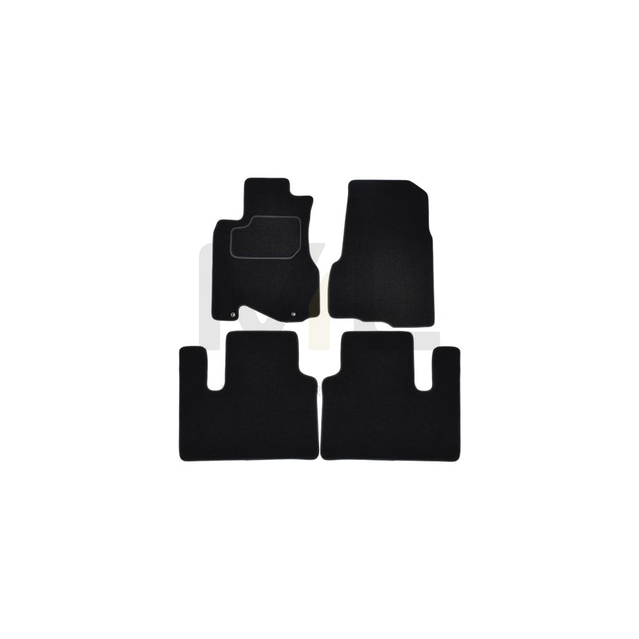 MAMMOOTH A041 HON140 PRM 01 Floor mat set for HONDA CR-V II (RD) Textile, Front and Rear, Quantity: 4, Black