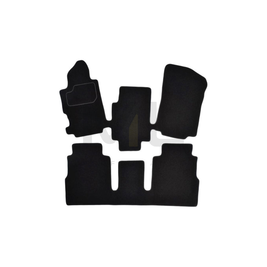 MAMMOOTH A041 HON177 PRM 01 Floor mat set for HONDA FR-V (BE) Textile, Front and Rear, Black