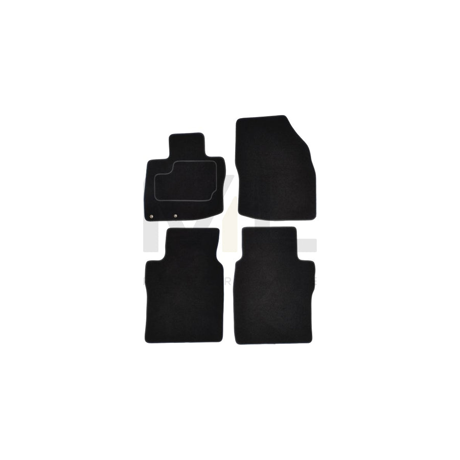 MAMMOOTH A041 HON92 PRM 01 Floor mat set for HONDA Civic VIII Hatchback (FN, FK) Textile, Front and Rear, Quantity: 4, Black