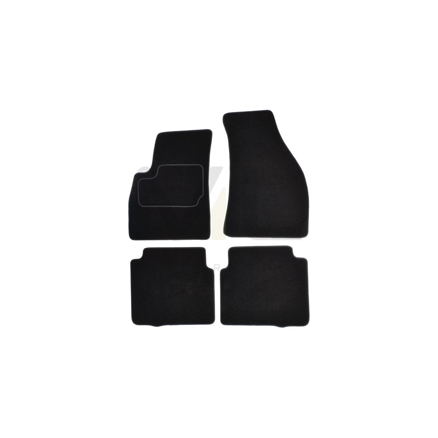 MAMMOOTH A041 HYU145 PRM 01 Floor mat set for HYUNDAI Santa Fe I (SM) Textile, Front and Rear, Quantity: 4, Black