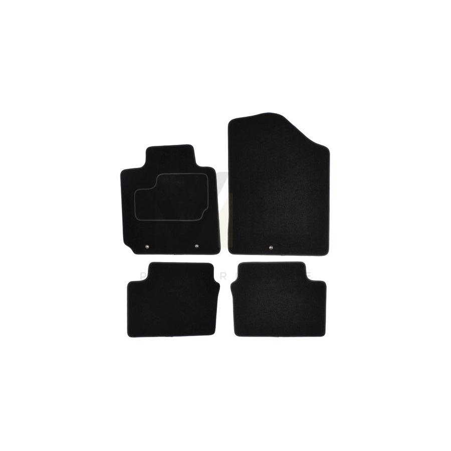 MAMMOOTH A041 HYU220 PRM 01 Floor mat set for HYUNDAI Veloster (FS) Textile, Front and Rear, Quantity: 4, Black