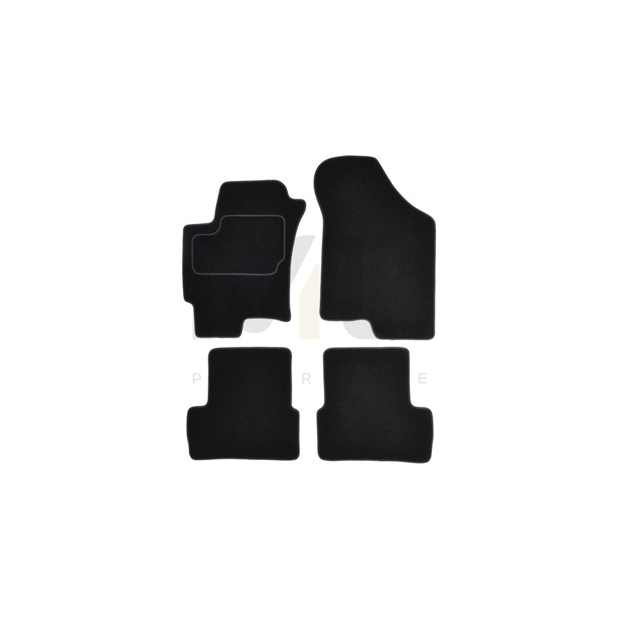 MAMMOOTH A041 HYU30 PRM 01 Floor mat set for HYUNDAI Coupe II (GK) Textile, Front and Rear, Quantity: 4, Black