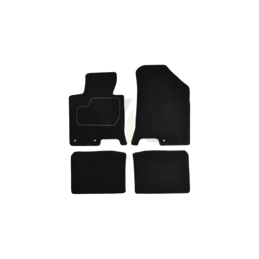 MAMMOOTH A041 HYU85 PRM 01 Floor mat set for HYUNDAI i40 Saloon (VF) Textile, Front and Rear, Quantity: 4, Black