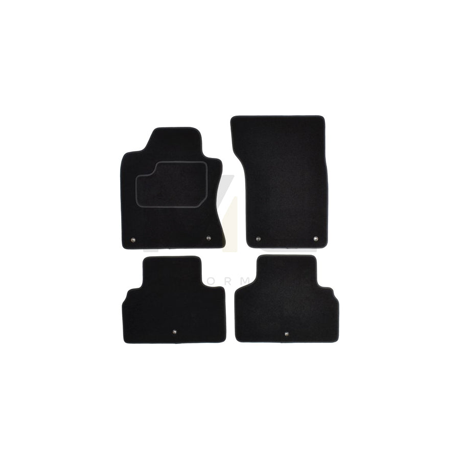 MAMMOOTH A041 INF30 PRM 01 Floor mat set for INFINITI Q50 Saloon Textile, Front and Rear, Quantity: 4, Black